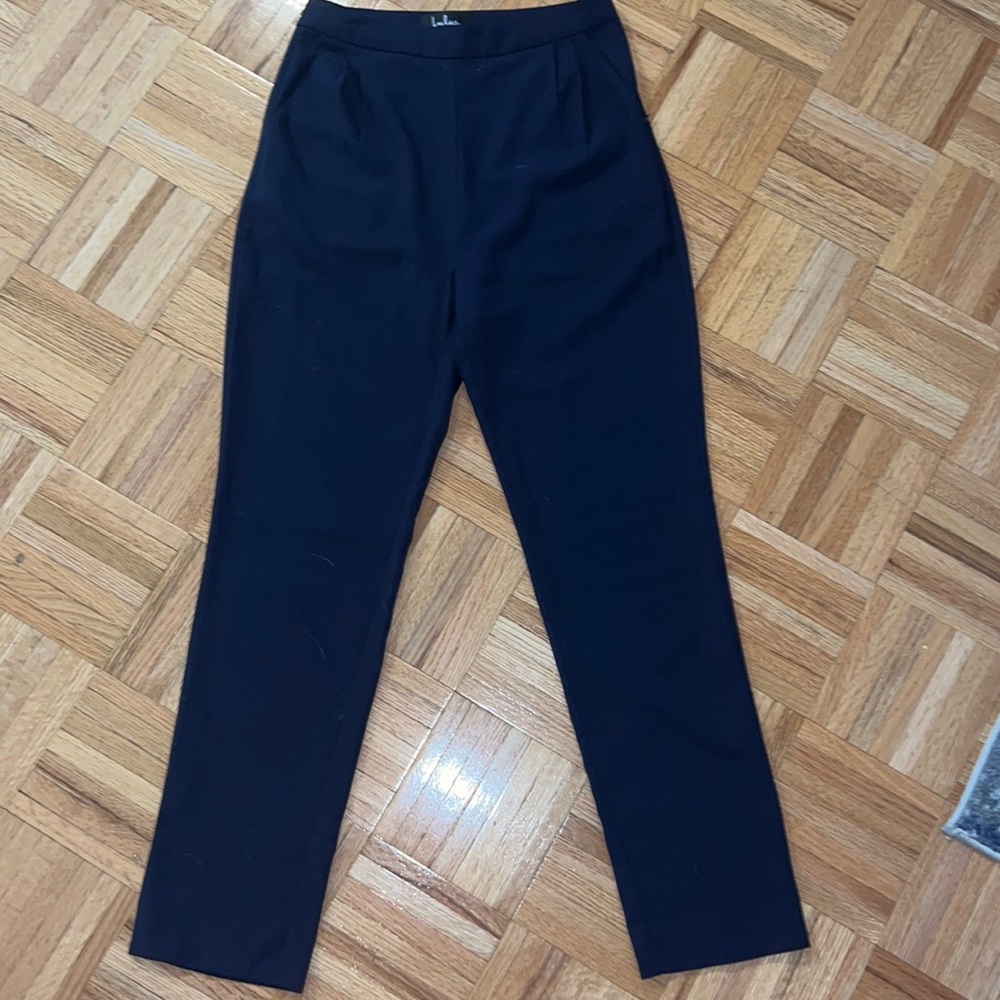Lulus xs blue straight slacks